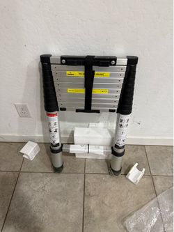 Premium telescopic heavy duty ladder - L42 - 10.2 feet