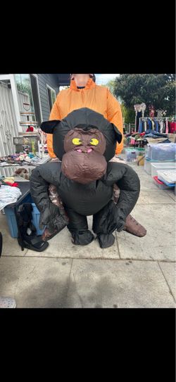 Inflatable  Gorilla Ride-On Adult Halloween Costume