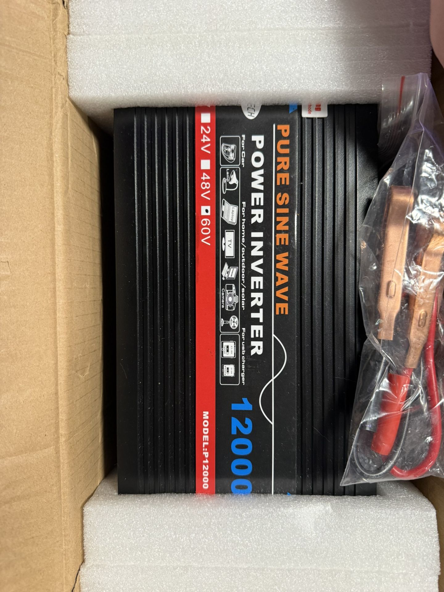 Pure Sine Wave Inverter 12000W DC60V to 220V C