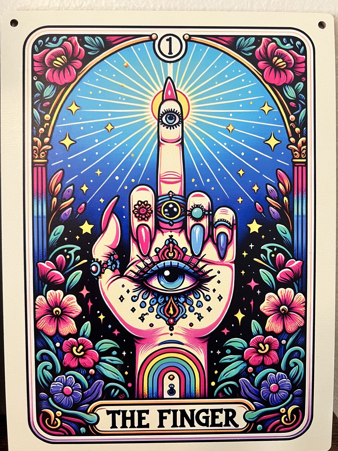 Tarot Card Wooden Humor Signs