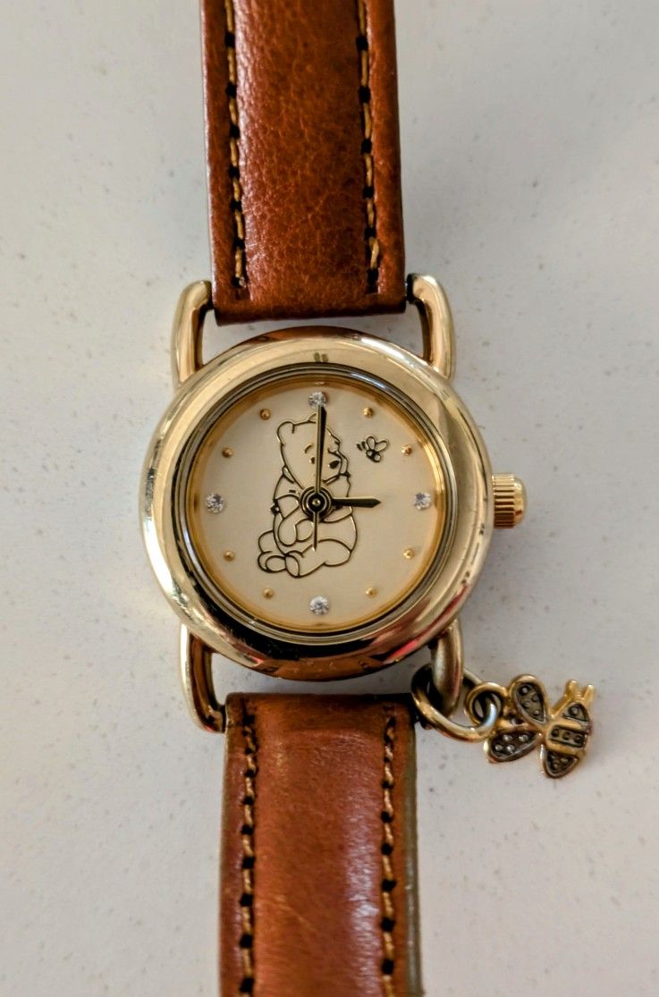 Vintage Winnie The Pooh Watch with Bee Charm