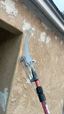 Tree trimmer with extension pole Extra long