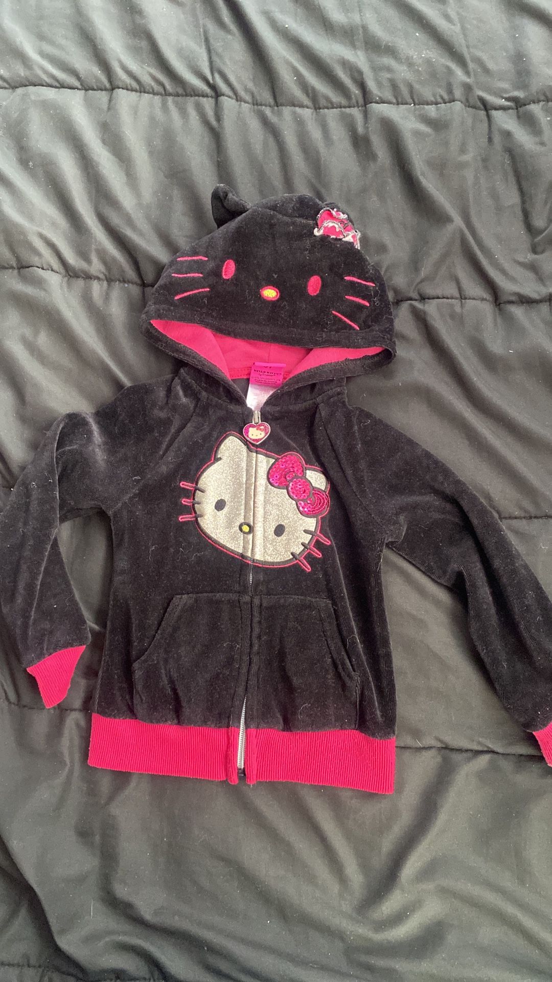3T Hello Kitty Zip Up Sweater