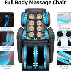  Full Body MASSAGE CHAIR in Black Color