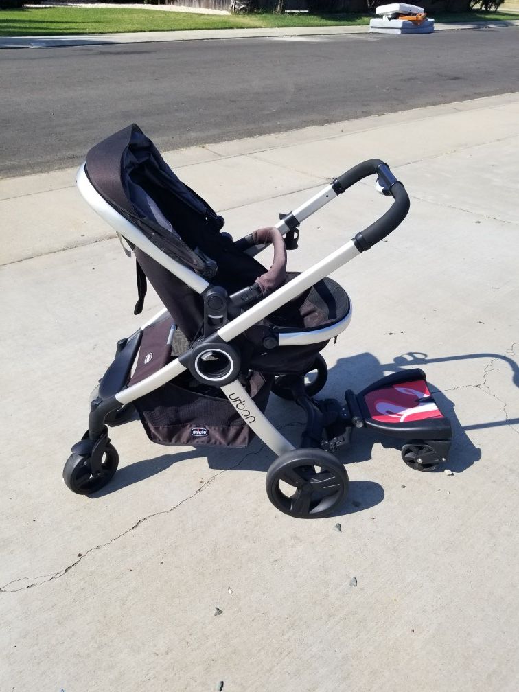 Chico urban stroller w/ Infant car seat& base