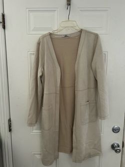 Suede beige Cardigan