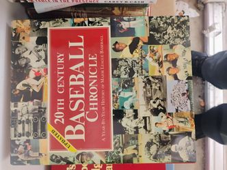 Huge baseball book vintage 1980s full of baseball history and photos