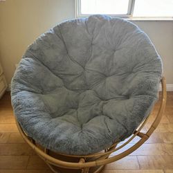 Light Blue saucer chair 