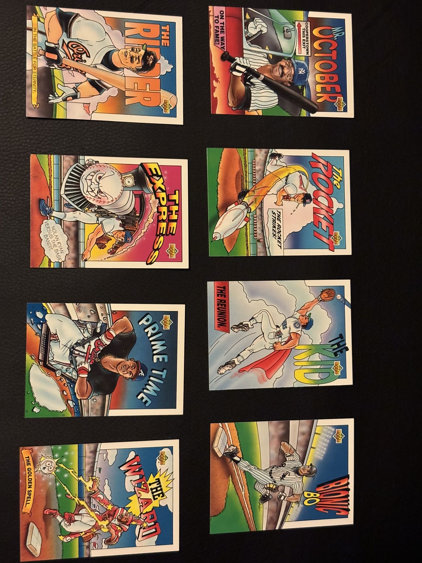 1993 Upper Deck MLB Cards - Illustrated #28-35 Hall of Famers 