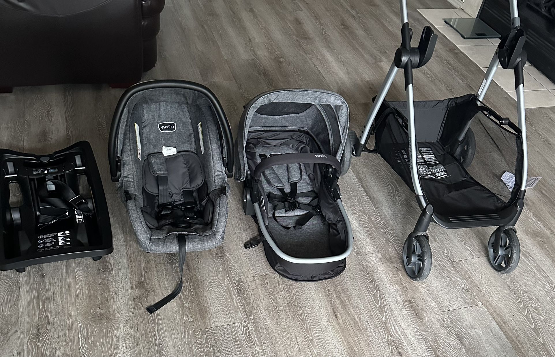 Even Flo Baby Stroller Including Car seat -$150