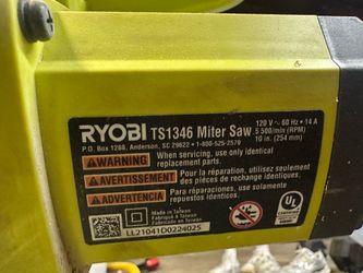 RYOBI 10” Miter Saw