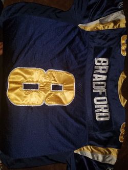 NFL Authentic Reebok St. Louis Rams 8 Sam Bradford jersey Size 52 (XL)