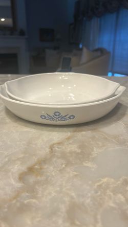 4 pc Corning ware /cornflower