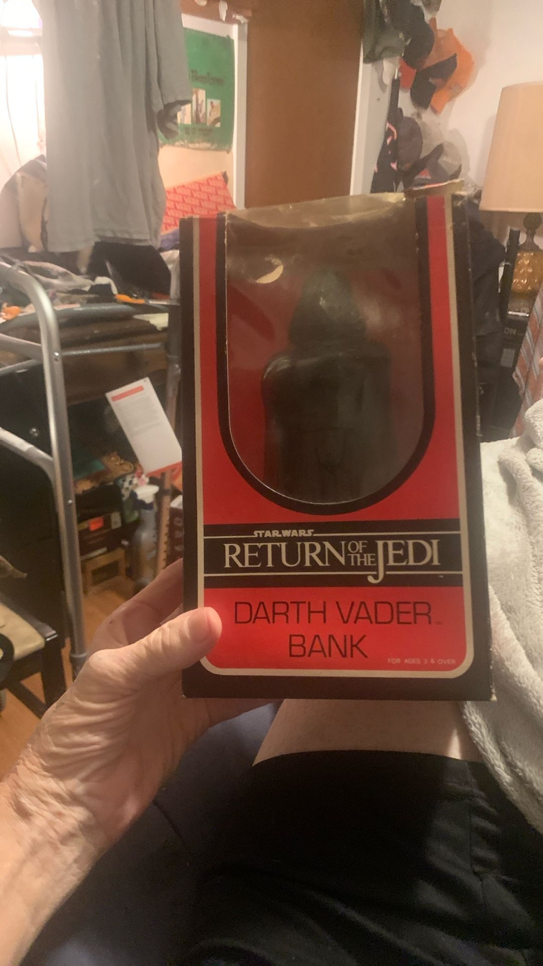 1983 Star Wars Return Of The Jedi Death Vader Coin Bank