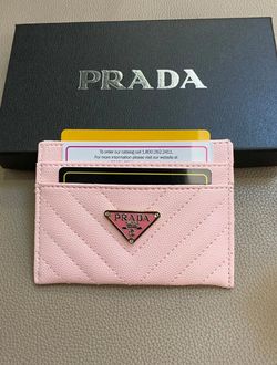 Prada Card Wallet For Both Men And Woman 