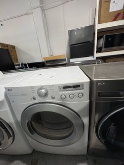 LG Sensor Dry Front Load Dryer White