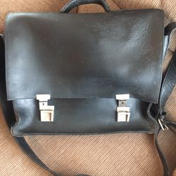 Heavy Leather Executive Briefcase