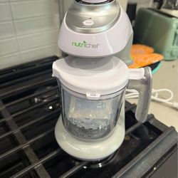 NutriChef Baby Food Maker 2-in-1 Steam Cooker & Puree Blender