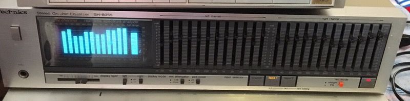 Vintage Technics synthesizer equalizer SH-8055