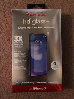 Brand new iPhone X invisible shield HD glass