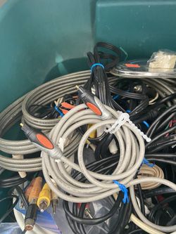 Box Of Electric Cords Probably Worth Hundreds