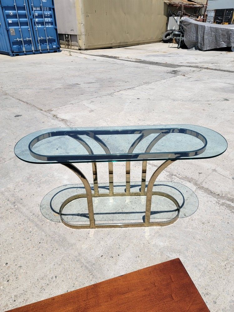 Glass Console Table