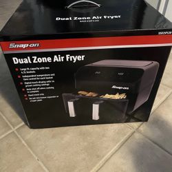 Snap-On Dual Zone Air Fryer Brand New In Box Large 9L Capacity