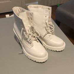 White Women Boots