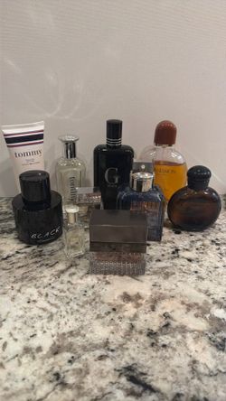 Lot of men’s cologne