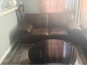 Leather sofa