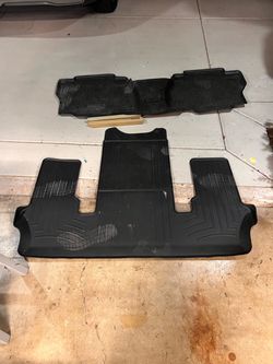 Toyota Sequoia rear floor mats liner