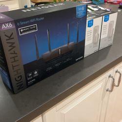 Nighthawk AX5400 Router + Two Mesh Extenders