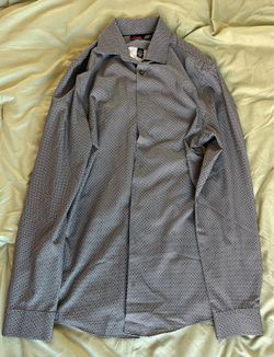 JF J.Ferrar Stretch Slim Fit Dress Shirt
