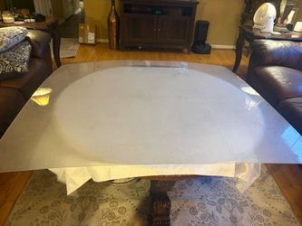 LARGE FLOOR TEK CLEAR OFFICE CHAIR MAT TO EASILY ROLL CHAIR EUC >$150 RETAIL