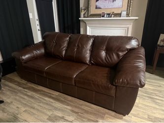 Brown Leather Couch Excellent condition
