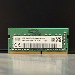 SK Hynix DDR4 16GB PC4-3200AA 3200Mhz RAM for laptop, micro desktop, All In One or compatible devices 