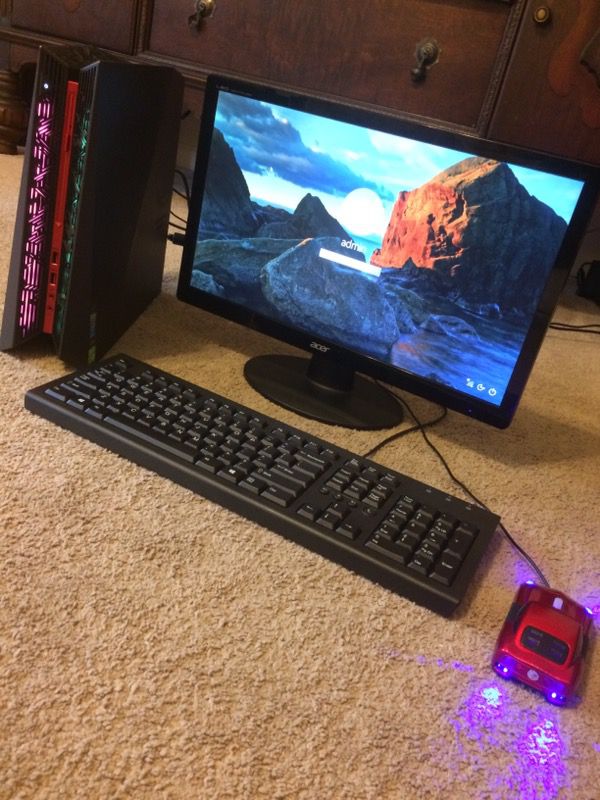 Asus ROG i5 1TB Desktop 4 Core Gaming Computer Setup