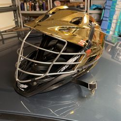 Gold Lacrosse Helmet