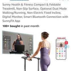 Sunny Health  Manual Treadmill 