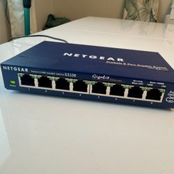 NETGEAR 8-Port Gigabit Ethernet Unmanaged Switch | GS108