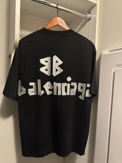 Balenciaga Oversized Black Shirt