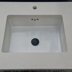 😍 Kohler Pompiee Quartz undermount sink bowl & bathroom countertop vanity top counter heavy 