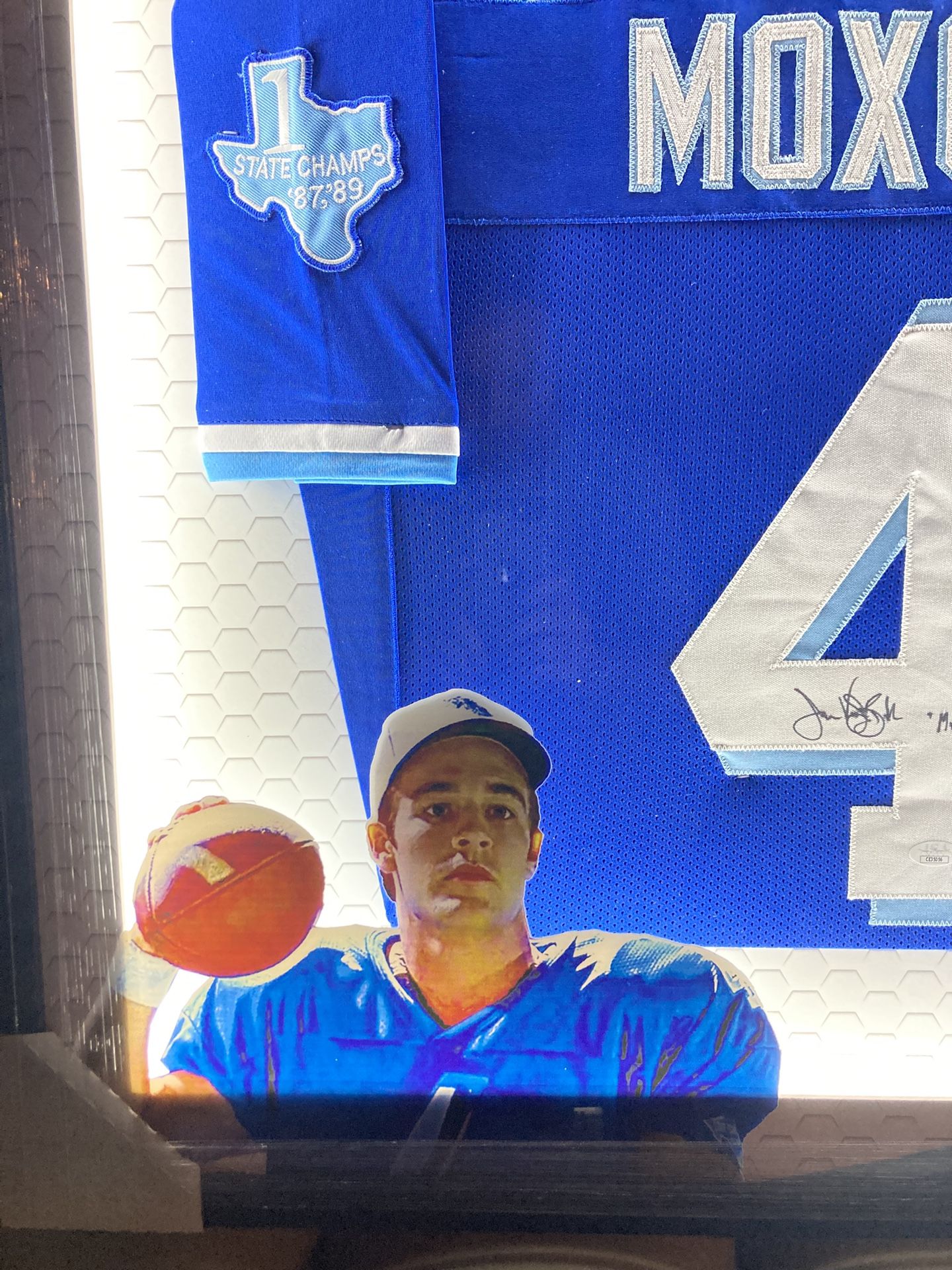 Varsity Blues Signed Jersey Moxon James Van Der Beek