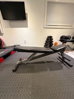 Workout bench for home gym