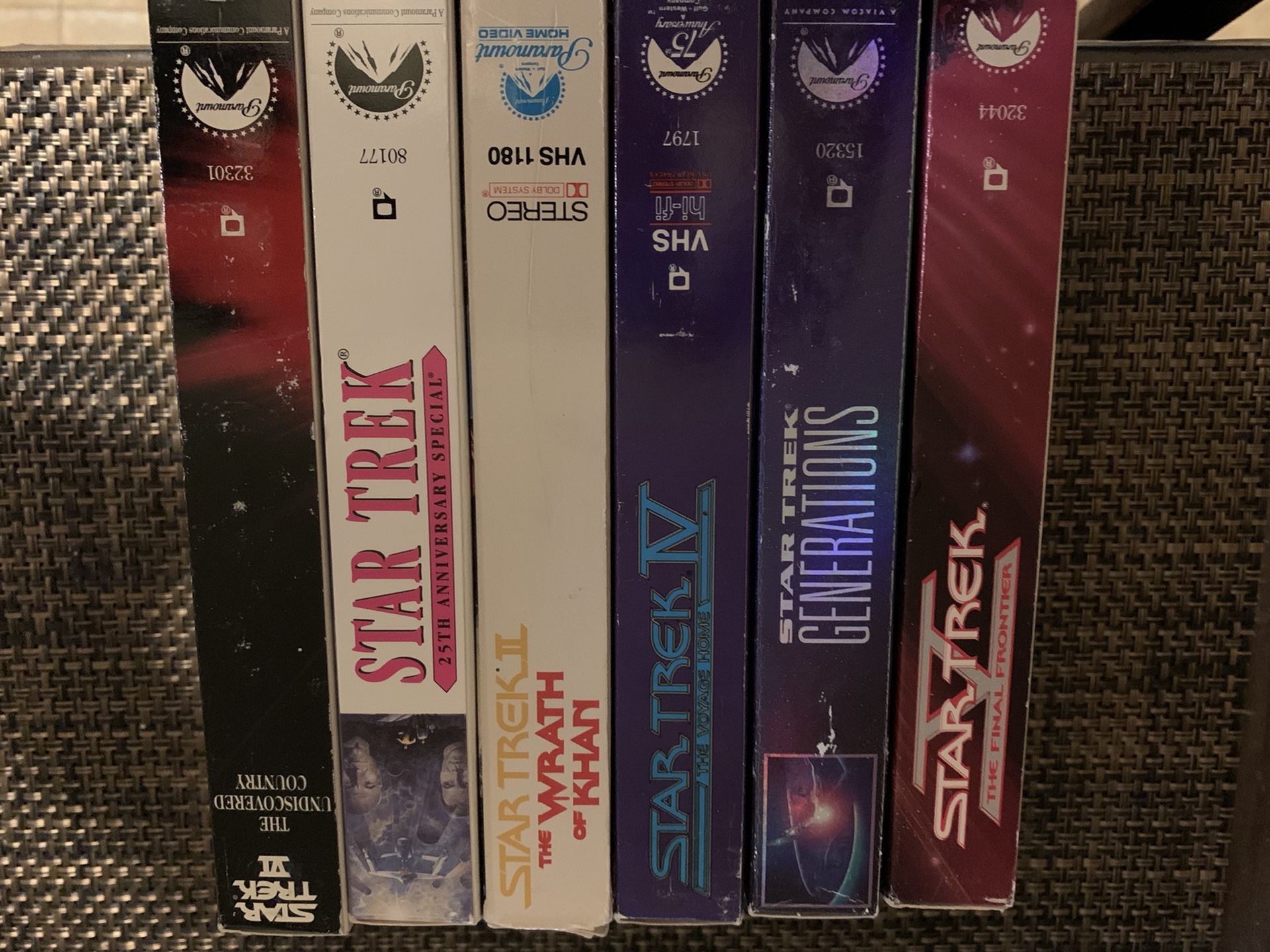 Star Trek VHS Tape’s