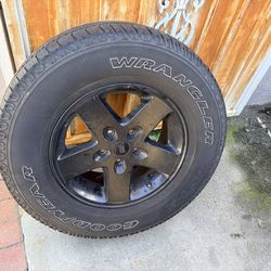 Jeep Wrangler Original wheels、tire