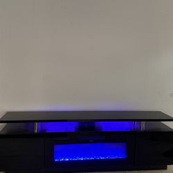  TV Stand  w/ Electric Fireplace 