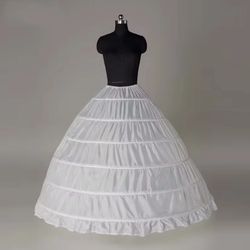 Very Nice White Underskirt Wedding Dress