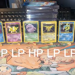 Vintage Pokemon Cards Lot