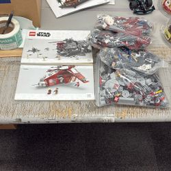 Lego Star Wars Gun Ship And Atte For Sale Complete